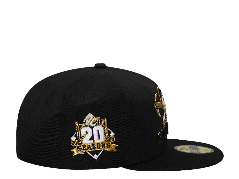 New Era Sacrament River Cats Gold Diggers 20 Seasons Black Throwback Edition 59Fifty Fitted Hat