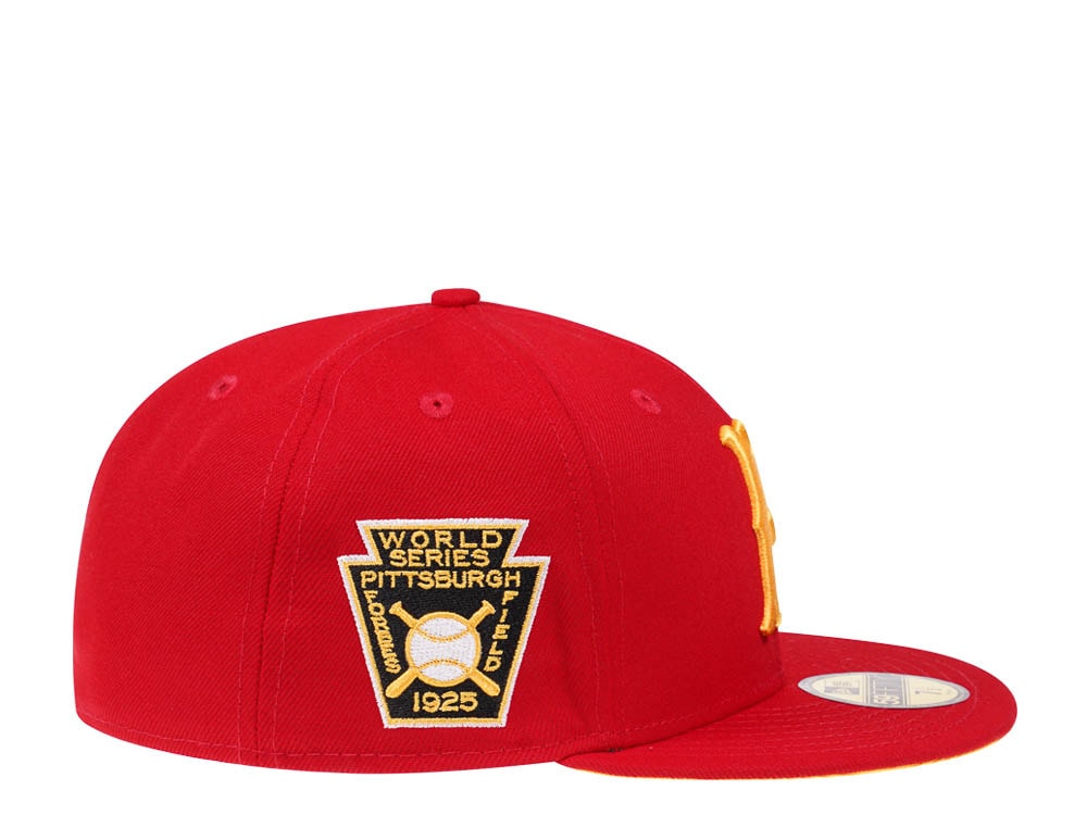 New Era Pittsburgh Pirates World Series 1925 Red and Yellow Edition 59Fifty Fitted Hat
