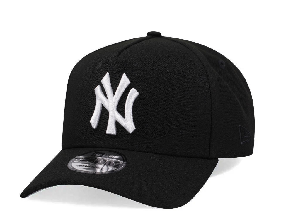 New Era New York Yankees Black Classic Edition 9Forty A Frame Snapback Hat