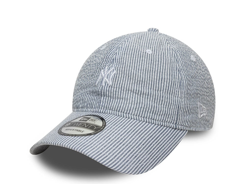 New Era New York Yankees Seersucker Navy  9Twenty Strapback Hat