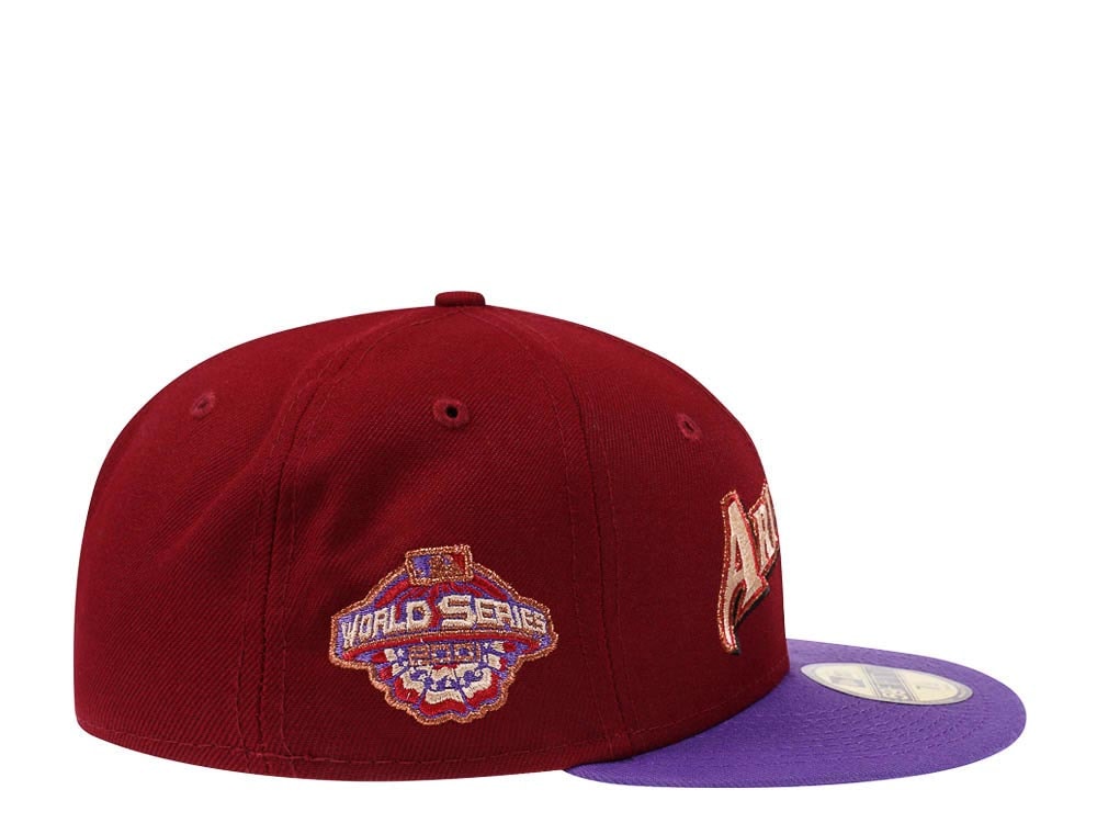 New Era Arizona Diamondbacks World Series 2001 Script Prime Edition 59Fifty Fitted Hat