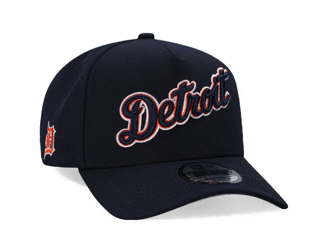 New Era Detroit Tigers Navy Classic Edition 9Forty A Frame Snapback Hat