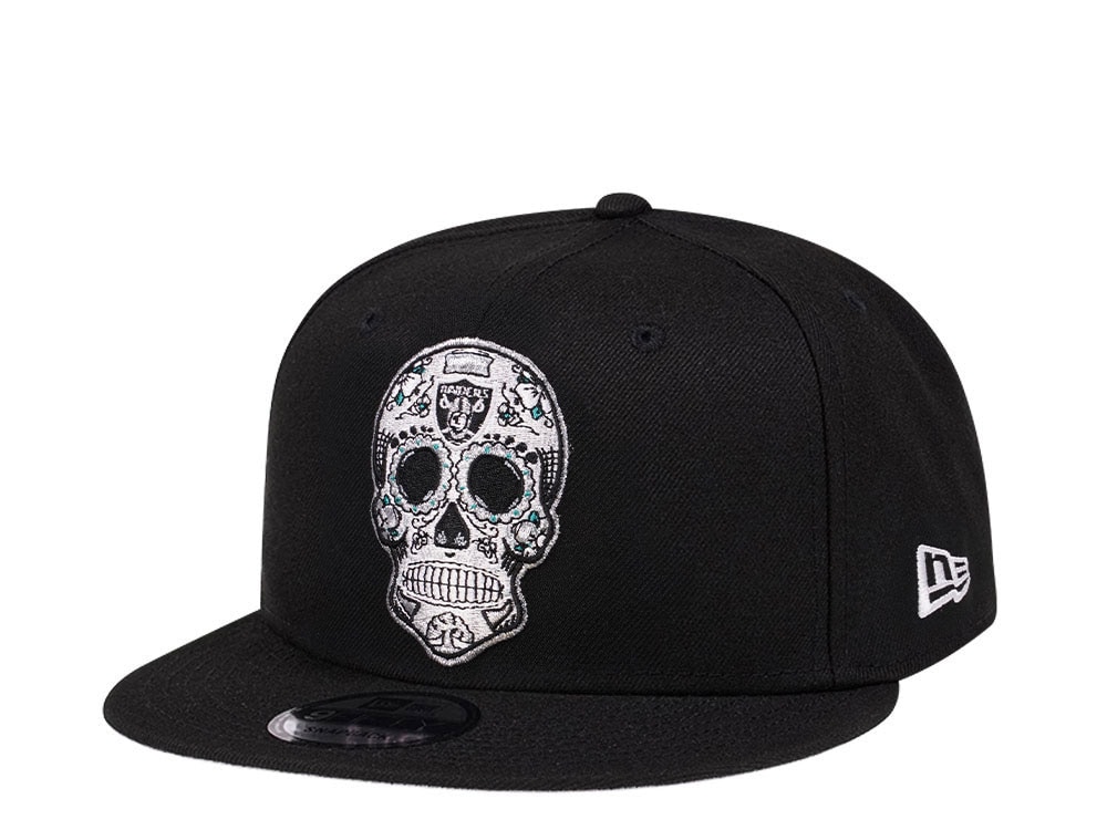 New Era Las Vegas Raiders Skull Edition 9Fifty Snapback Hat