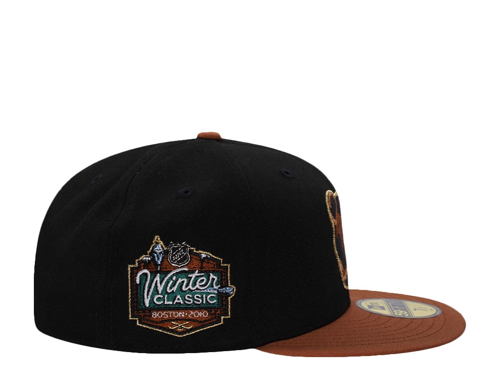 New Era Boston Bruins Winter Classic 2010 Black Two Tone Edition 59Fifty Fitted Hat