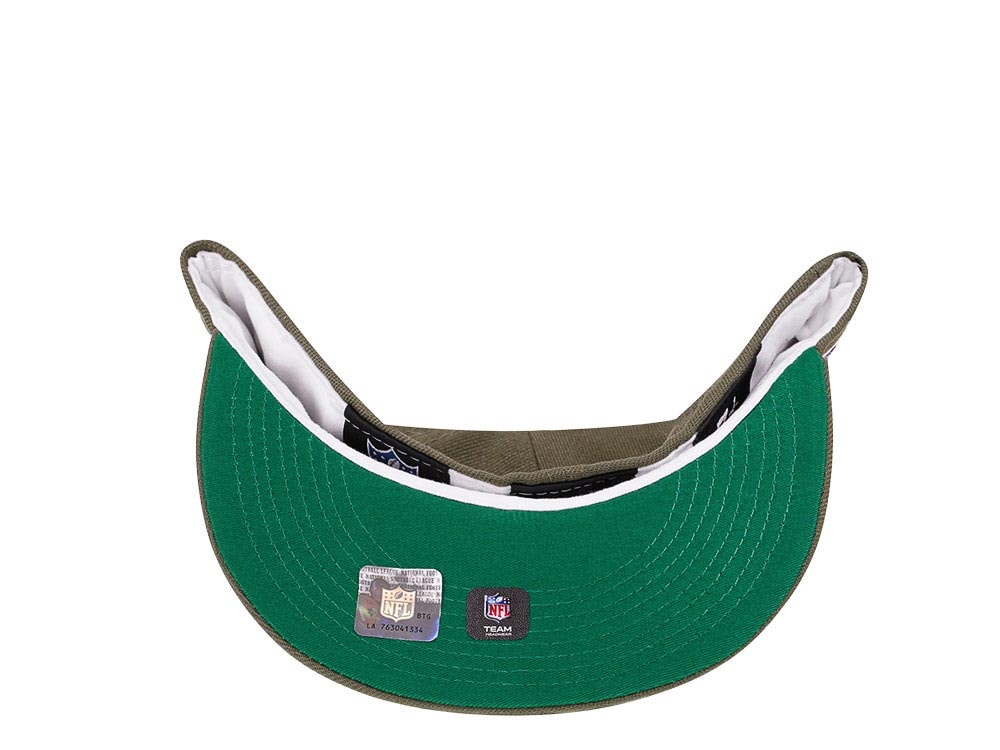 New Era New York Giants Super Bowl XLII Olive Throwback Edition 59Fifty Fitted Hat