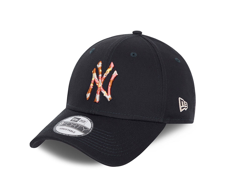 New Era New York Yankees Infill Navy 9Forty Strapback Hat