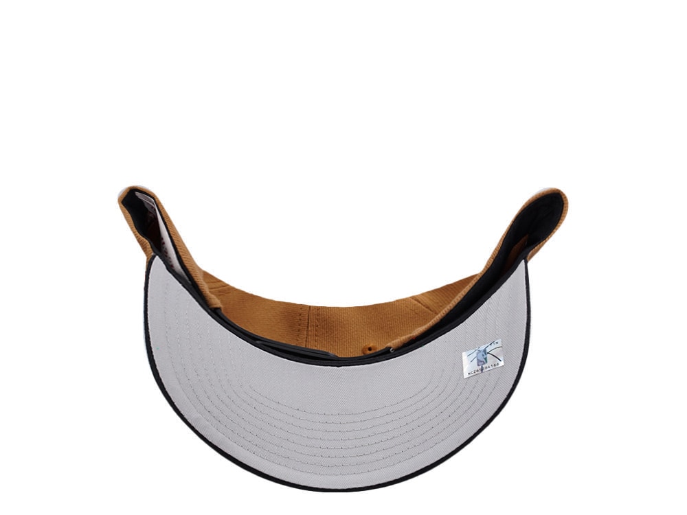 Mitchell & Ness Philadelphia 76ers NBA In The City Brown Edition Pro Pinch Fit Snapback Hat