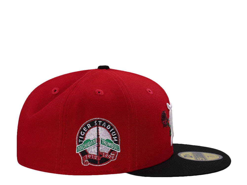 New Era Detroit Tigers Stadium Scarlet Rose Two Tone Edition 59Fifty Fitted Hat