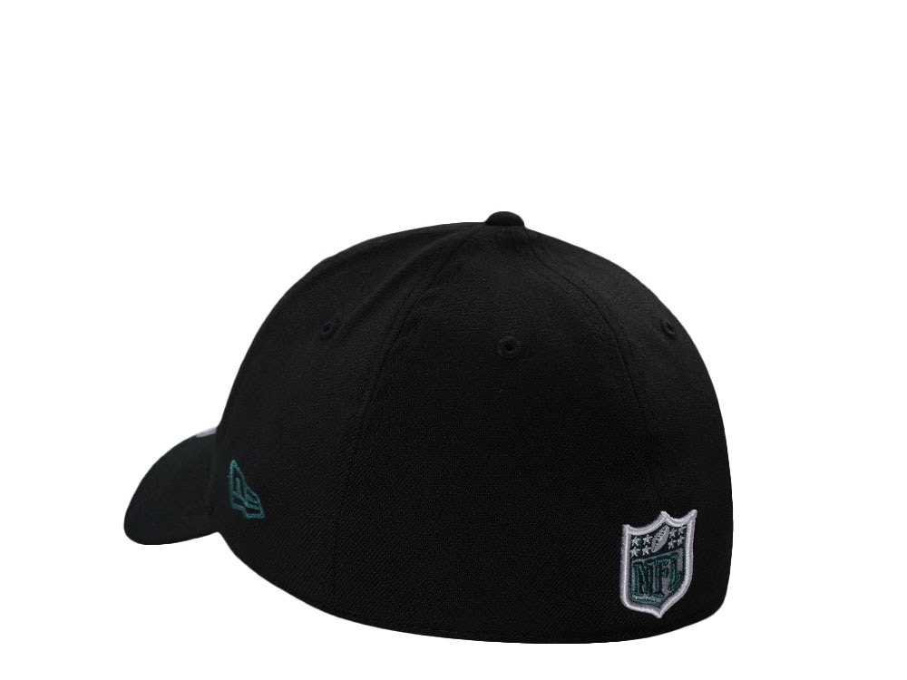 New Era Philadelphia Eagles Black Classic Edition 39Thirty Stretch Fit Hat