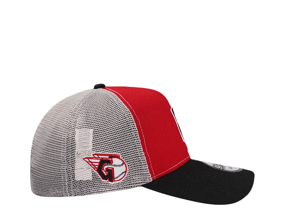 New Era Cleveland Guardians Two Tone Edition A Frame Trucker Snapback Hat