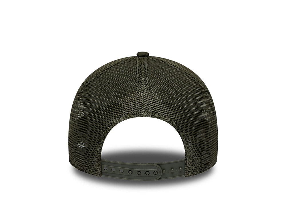 New Era Paris Saint Germain Green Tonal Camouflage Prime Edition 9Forty A Frame Trucker Snapback Hat