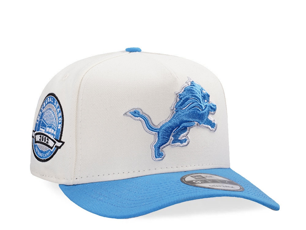 New Era Detroit Lions Inaugural Season Chrome Two Tone Edition 9Fifty A Frame Snapback Hat