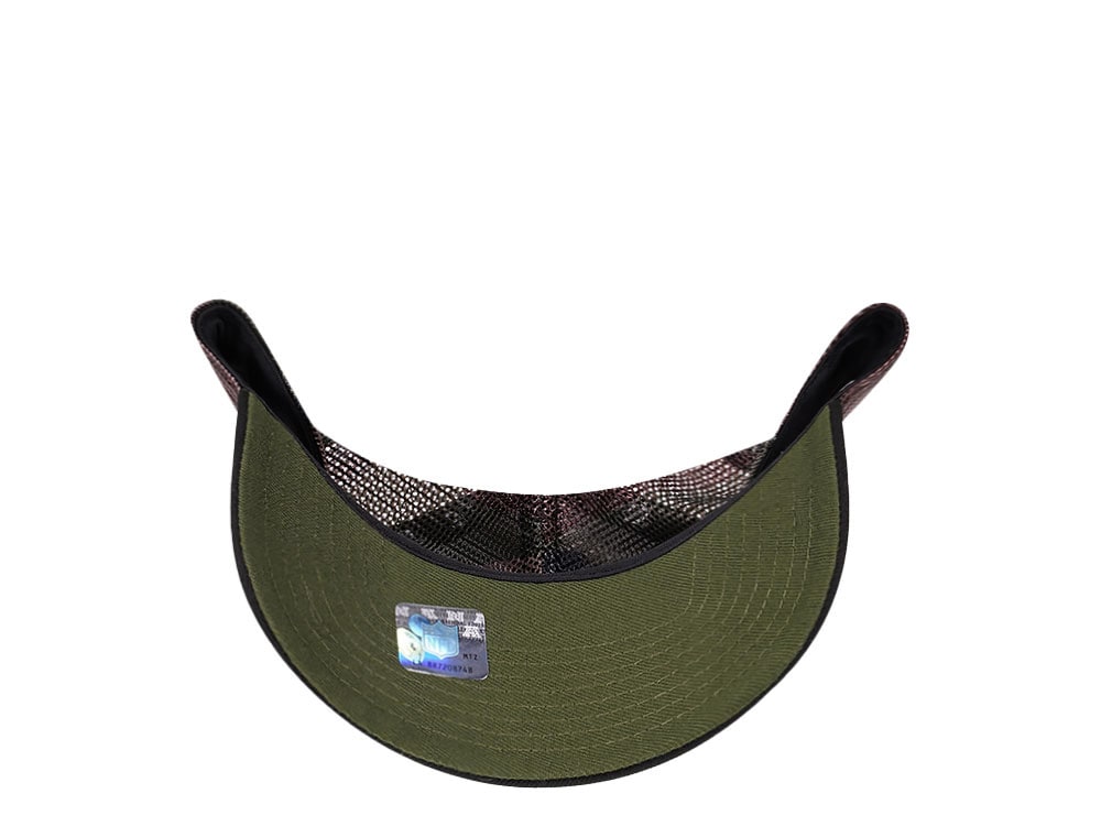 New Era Carolina Panthers Camo 9Forty A Frame Trucker Snapback Hat