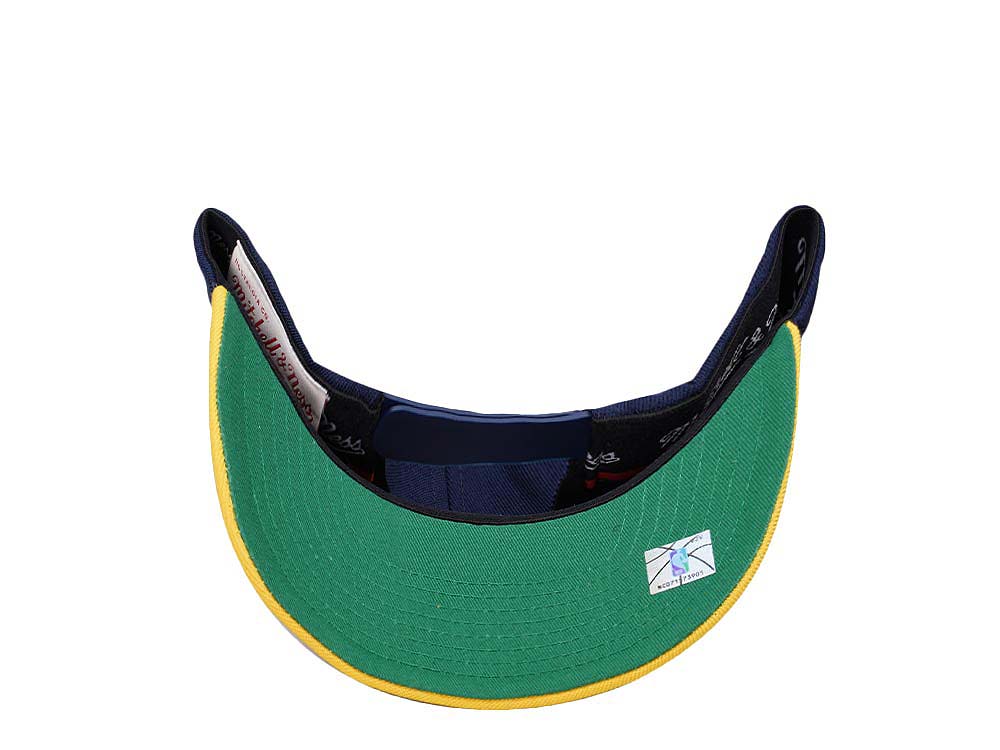 Mitchell & Ness Indiana Pacers Team Two Tone 2.0 Hardwood Classic Red Flex Snapback Hat