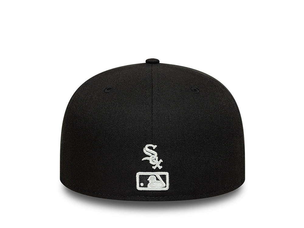 New Era Chicago White Sox Faux Pearl Black Prime Edition 59Fifty Fitted Hat