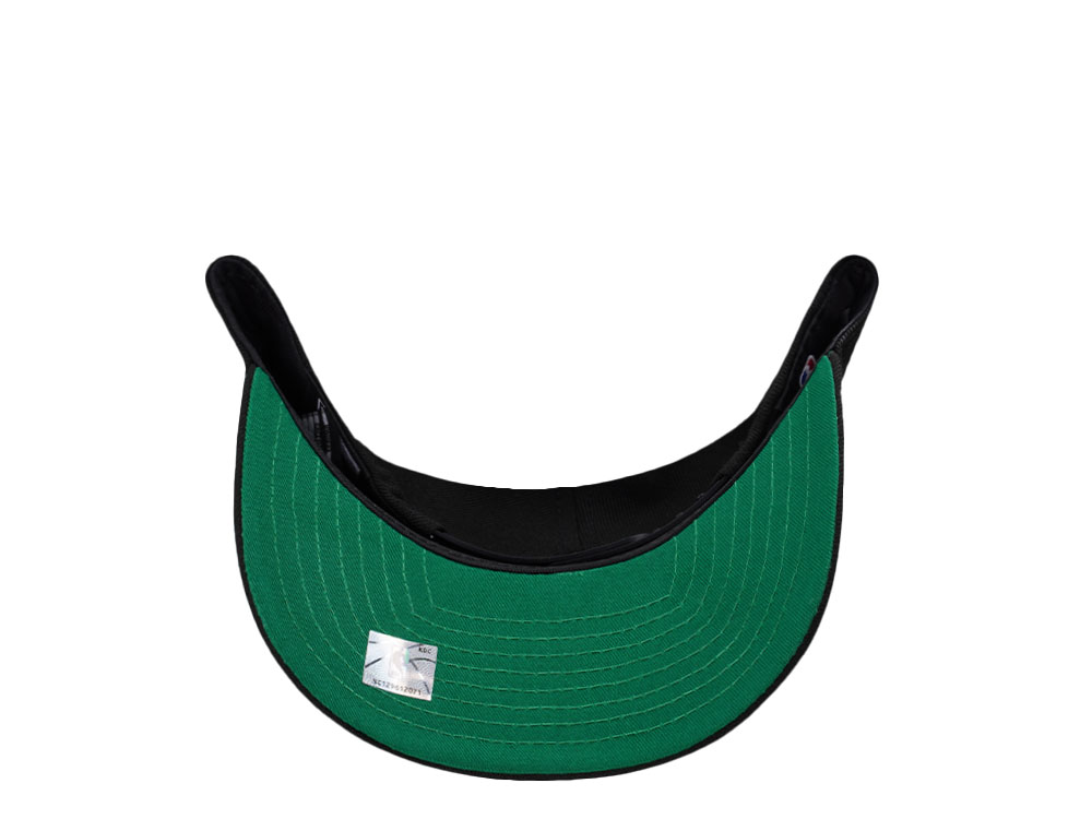 New Era Boston Celtics Black Throwback Edition 9Fifty A Frame Snapback Hat
