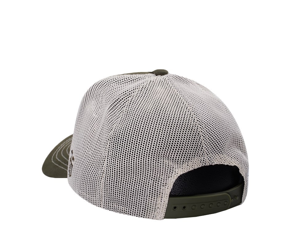Parallel Union Heritage Fishing Patch Olive Edition Trucker Snapback Hat