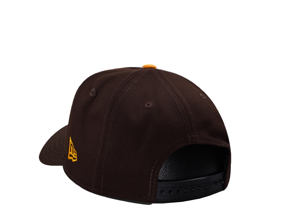New Era Boston Bruins 50th Anniversary Burnt Wood Prime Edition 9Forty A Frame Snapback Hat