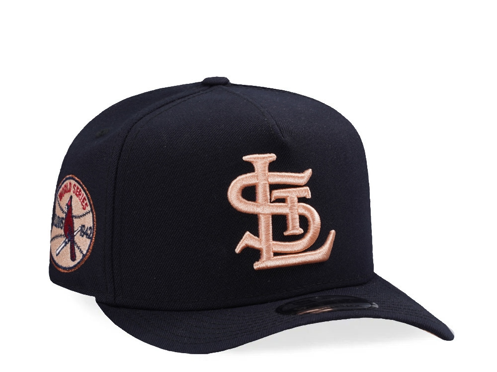 New Era St. Louis Cardinals World Series 1942 Navy Prime Edition 9Fifty A Frame Snapback Hat