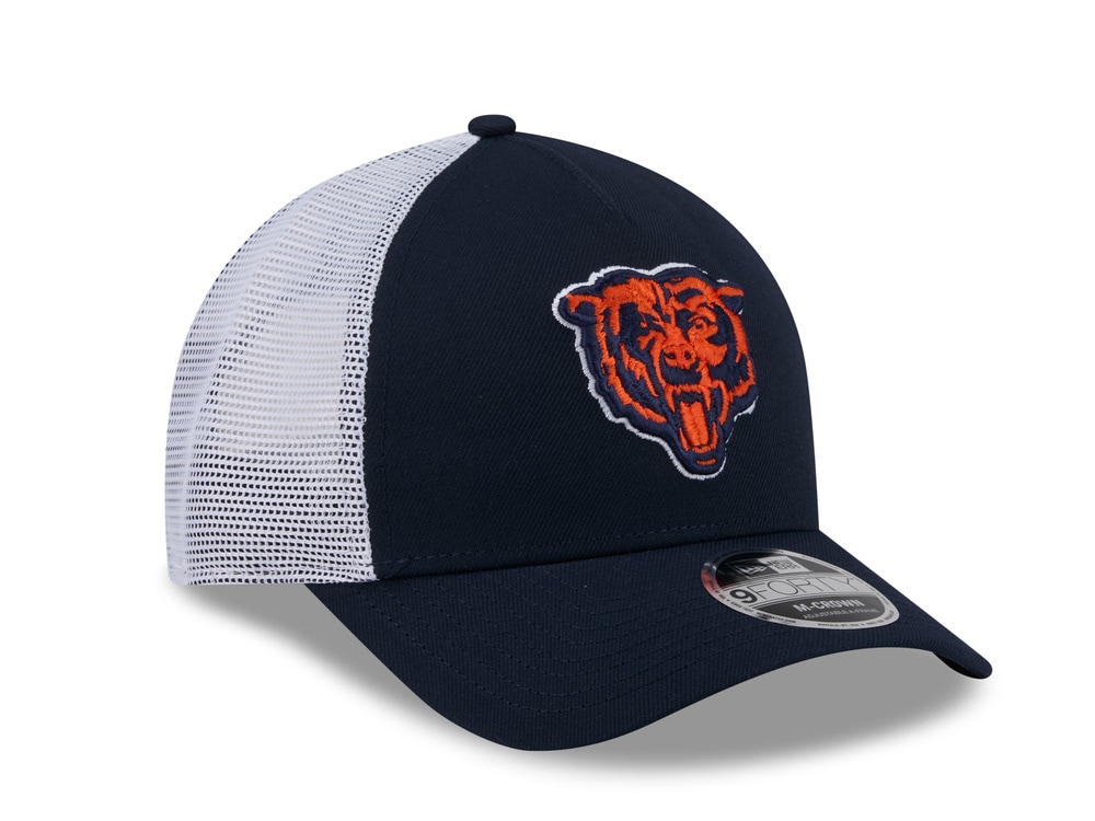 New Era Chicago Bears Official Team Color Edition 9Forty M Crown A Frame Trucker Snapback Hat