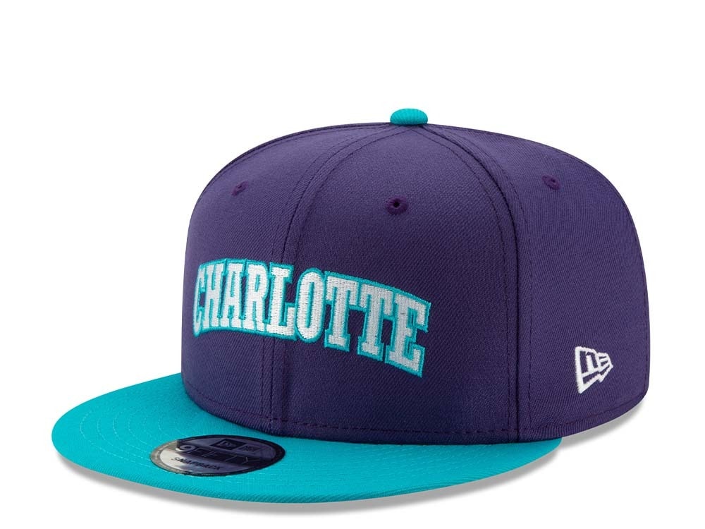 New Era Charlotte Hornets Script Hardwood Classic 9Fifty Snapback Hat