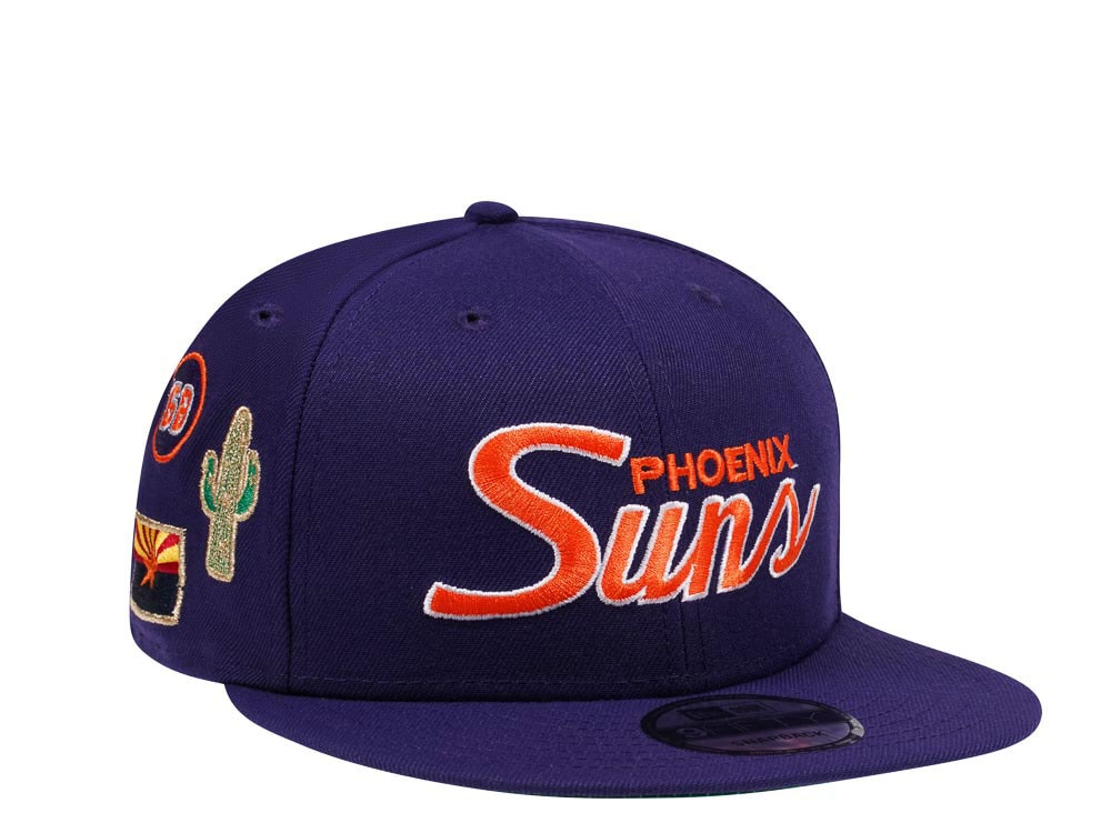 New Era Phoenix Suns Throwback Icons Edition 9Fifty Snapback Hat