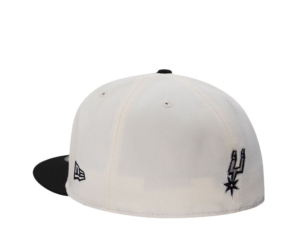 New Era San Antonio Spurs All Star Game 1980 Chrome Two Tone Edition 59Fifty Fitted Hat