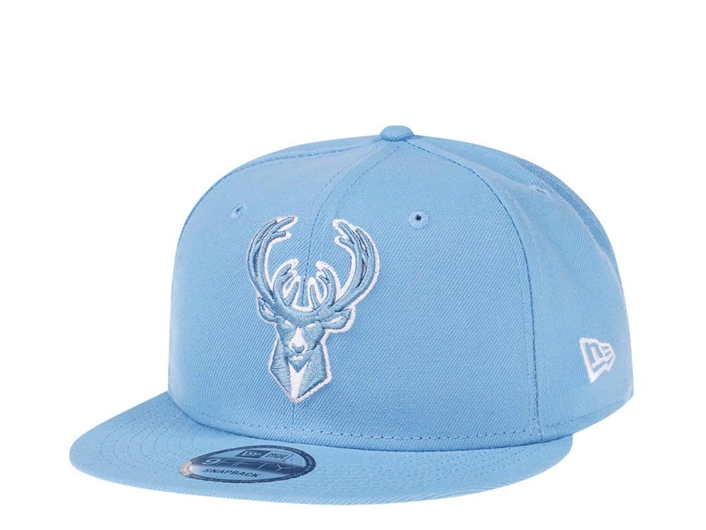 New Era Milwaukee Bucks Sky Edition 9Fifty Snapback Hat