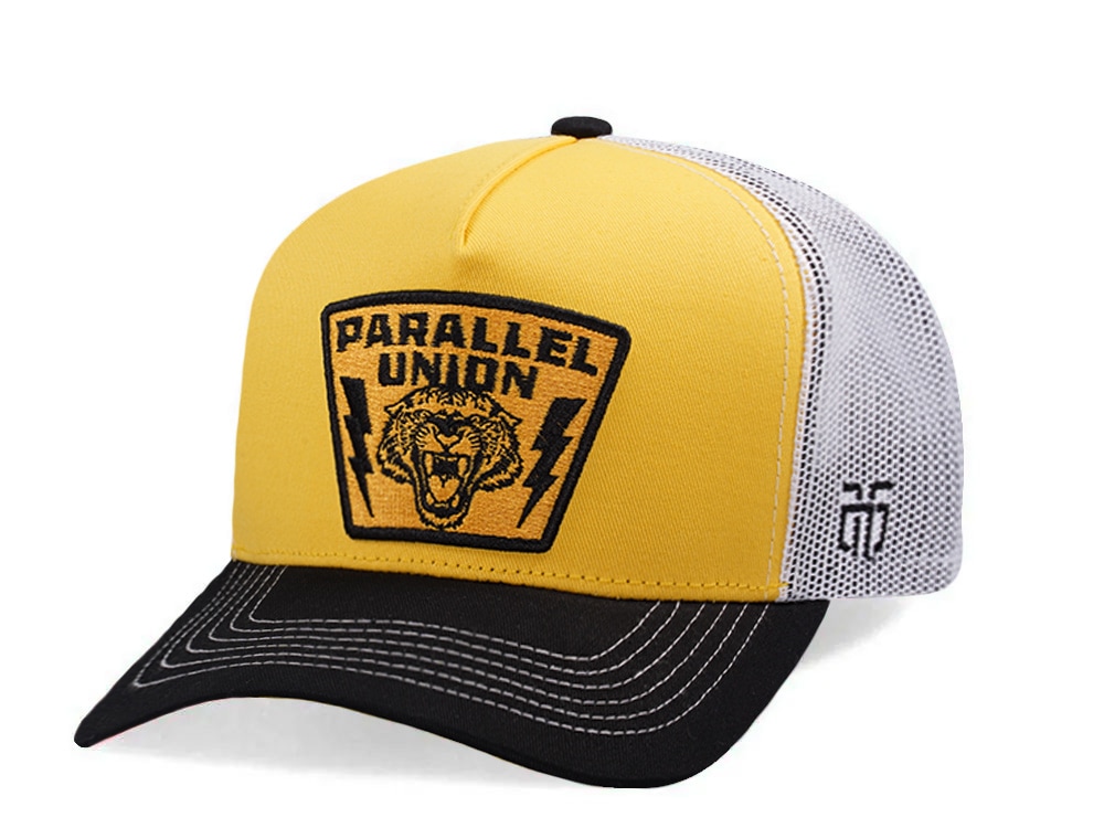 Parallel Union Patch Tiger Patch Yellow Edition Trucker Snapback Hat