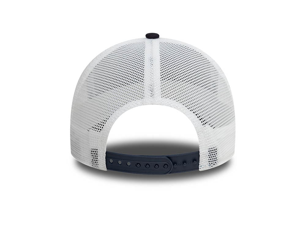 New Era Fishing Navy Trucker A Frame Snapback Hat