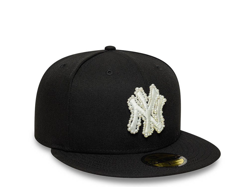 New Era New York Yankees Faux Pearl Black Prime Edition 59Fifty Fitted Hat
