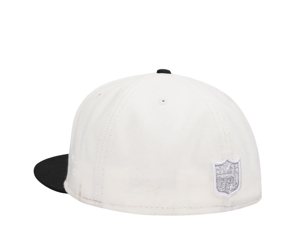 New Era Las Vegas Raiders Inaugural Season 2020 Chrome Two Tone Edition 59Fifty Fitted Hat