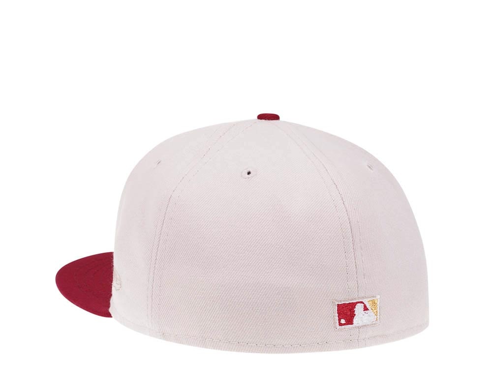 New Era St. Louis Cardinals 100th Anniversary Vintage Stone Two Tone Throwback Edition 59Fifty Fitted Hat