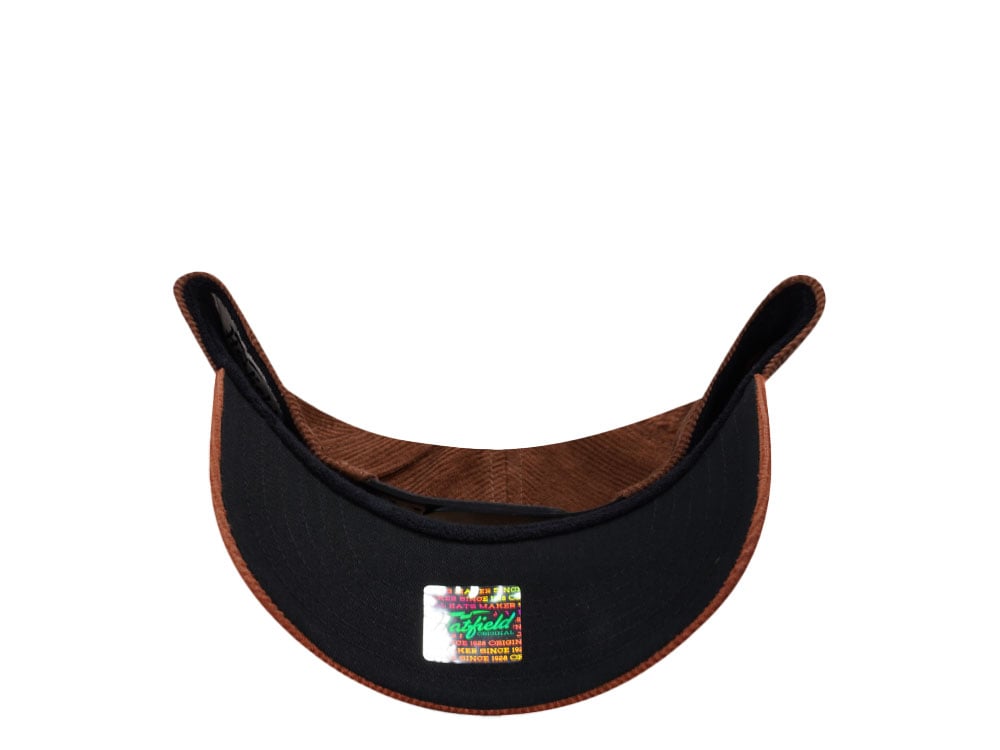 Hatfield Bull Corduroy Brown Snapback Hat