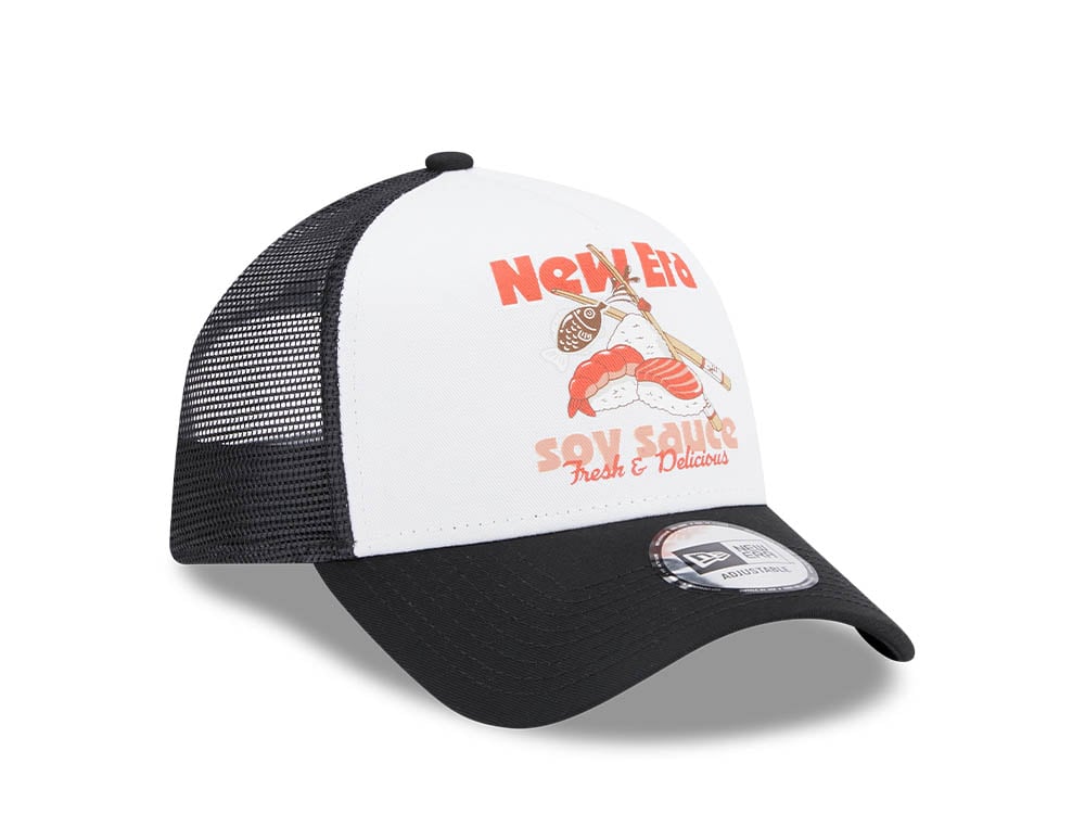 New Era Soy Sauce Food  9Forty A Frame Trucker Snapback Hat