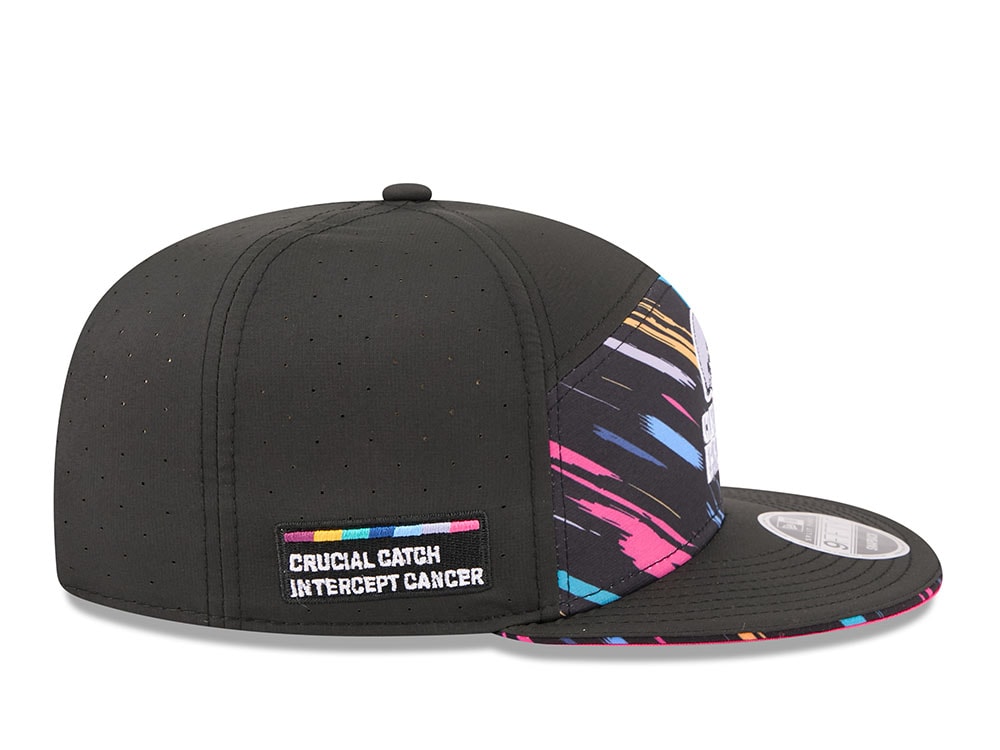 New Era San Francisco Giants Crucial Catch 2026 Black Edition 9Fifty Split Panel Snapback Hat