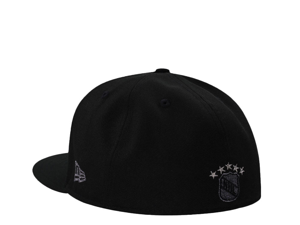 New Era Boston Bruins 100th Anniversary Metallic Black Prime Edition 59Fifty Fitted Hat