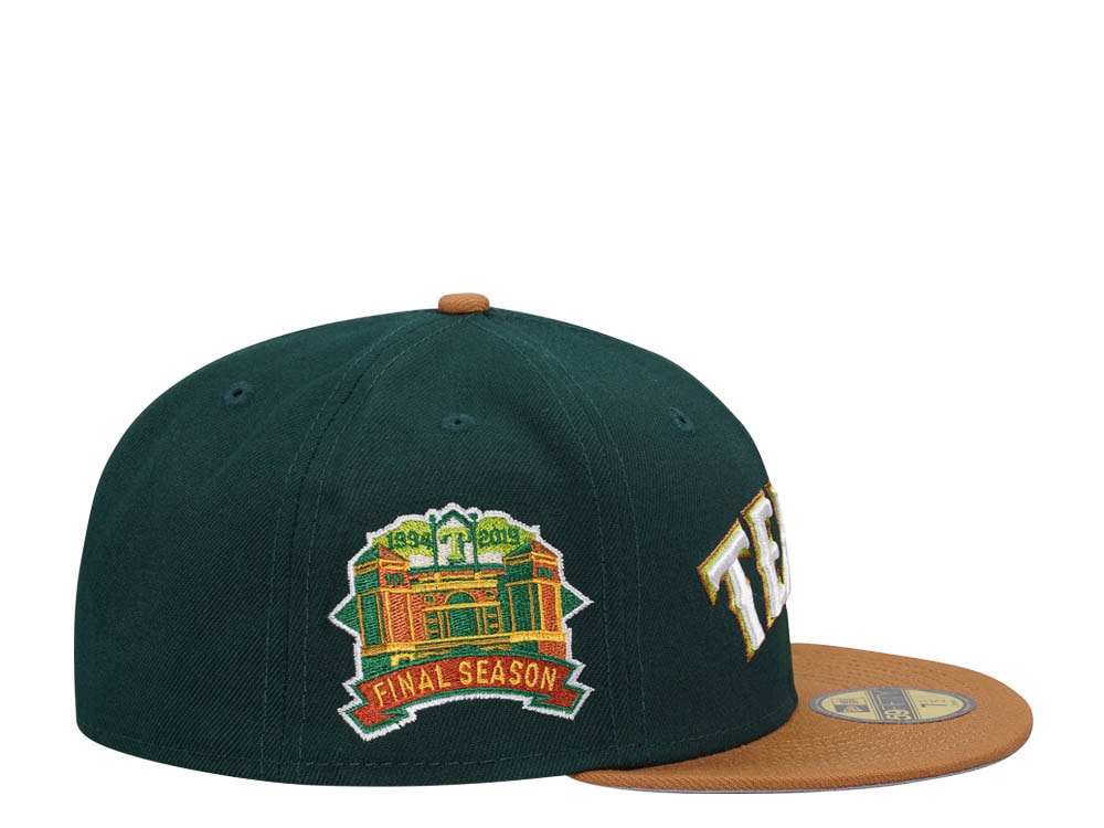 New Era Texas Rangers Final Season Script Two Tone Edition 59Fifty Fitted Hat