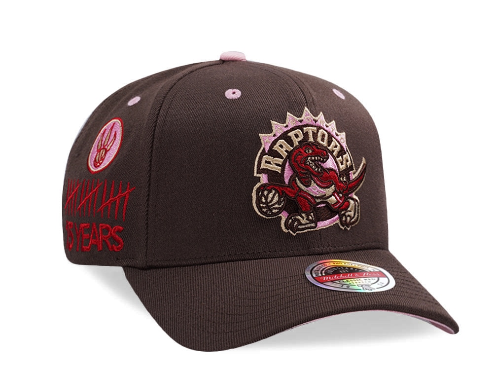 Mitchell & Ness Toronto Raptors 15th Anniversary Hardwood Classic Brown Sugar Edition Snapback Hat