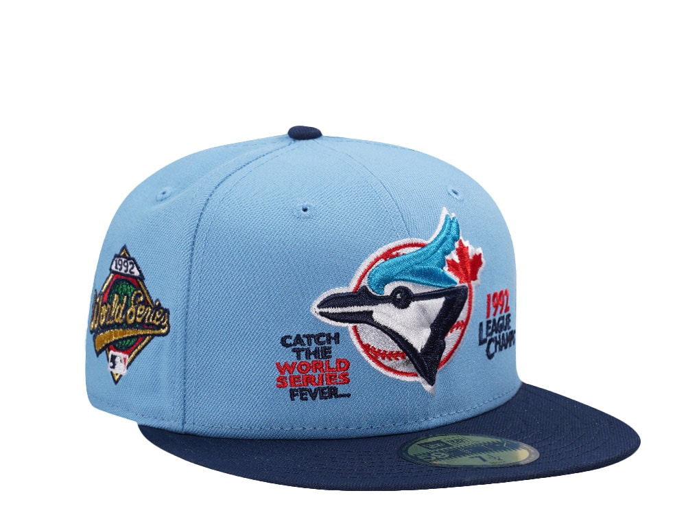New Era Toronto Blue Jays World Series 1992 Sky Blue Two Tone Edition 59Fifty Fitted Hat