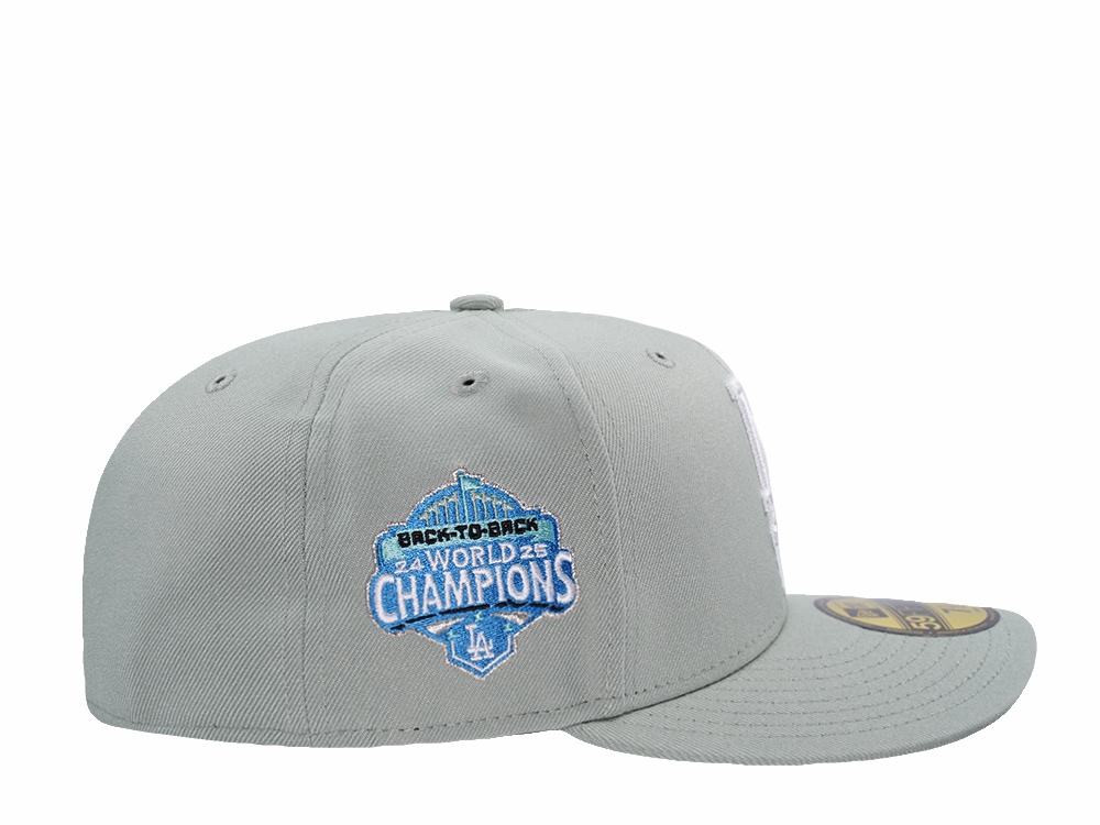 New Era Los Angeles Dodgers World Series 2025 Evergreen Prime Edition Pre Curved 59Fifty Fitted Hat