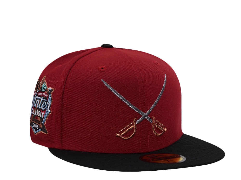 New Era Buffalo Sabres Winter Classic 2018 Scarlet Two Tone Edition 59Fifty Fitted Hat