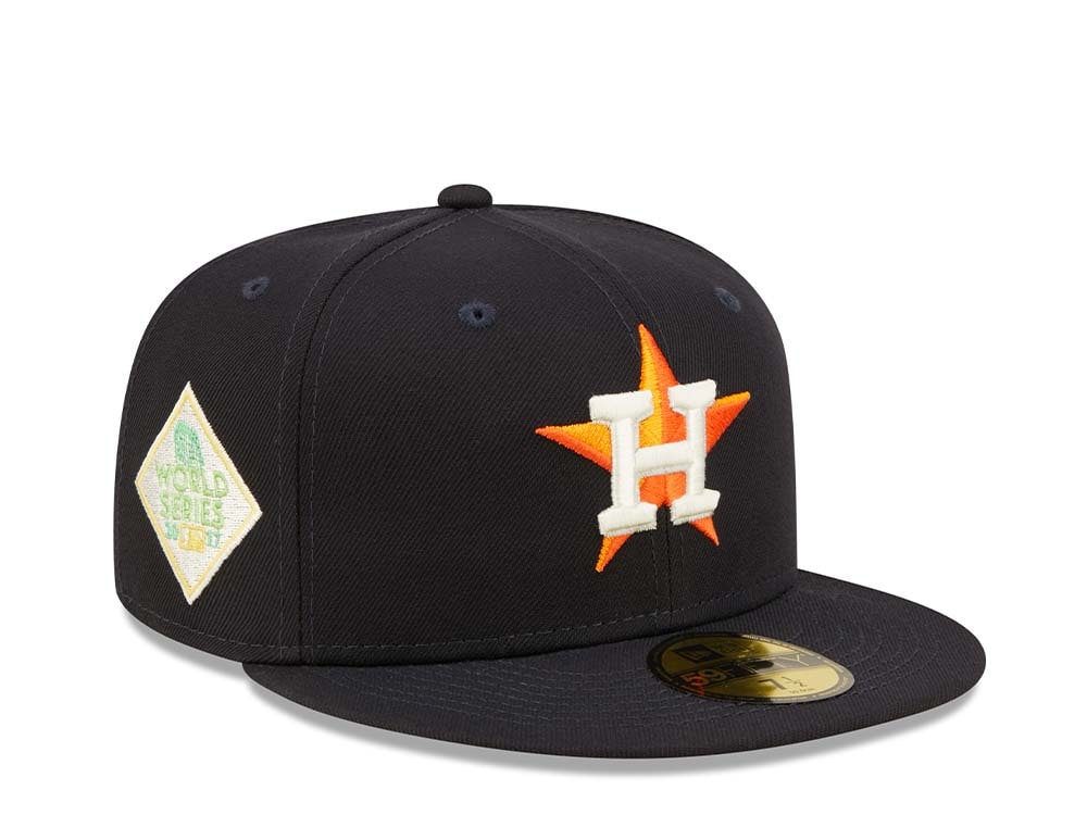New Era Houston Astros Citruspop Patch World Series 2017 59fifty Fitted Hat
