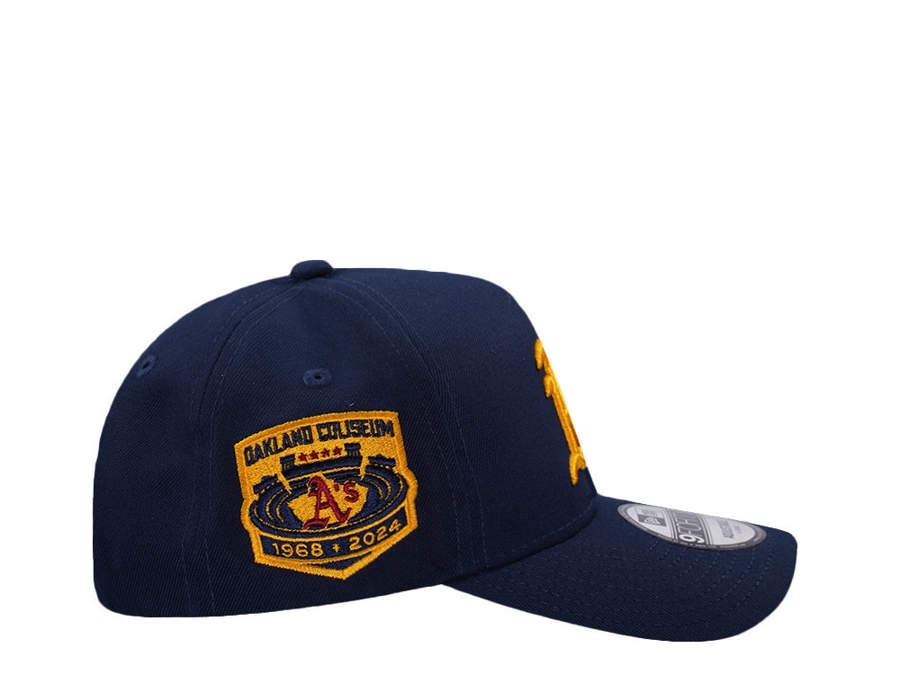 New Era Oakland Athletics Coliseum Ocean Blue Prime Edition 9Forty A Frame Snapback Hat