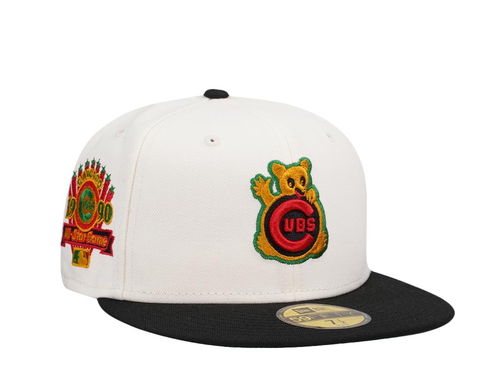 New Era Chicago Cubs All Star Game 1990 Casino Chrome Two Tone Edition 59Fifty Fitted Hat