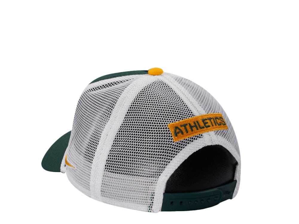 Nike Oakland Athletics Primetime Dri-Fit Rise Green Edition Trucker Snapback Hat