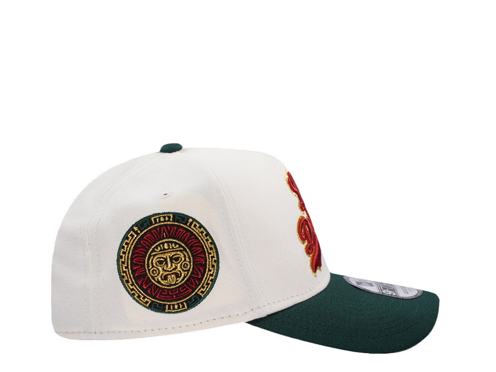 New Era Los Angeles Dodgers Script Chrome Two Tone Edition 9Forty A Frame Snapback Hat