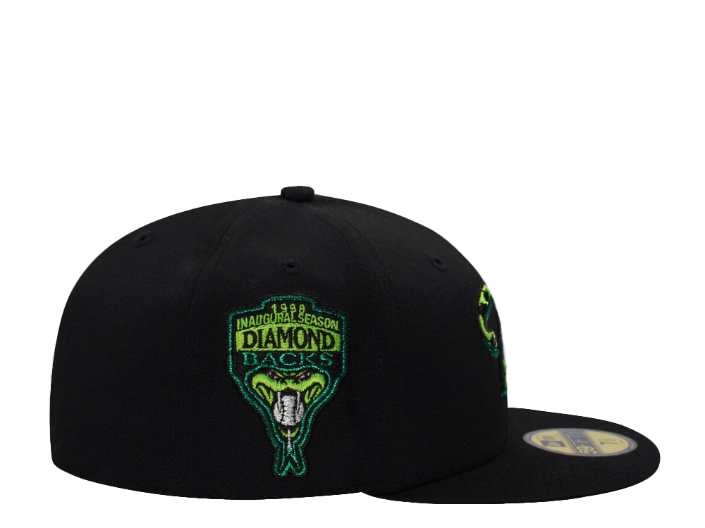 New Era Arizona Diamondbacks Inaugural Season 1998 Black Prime Edition 59Fifty Fitted Hat