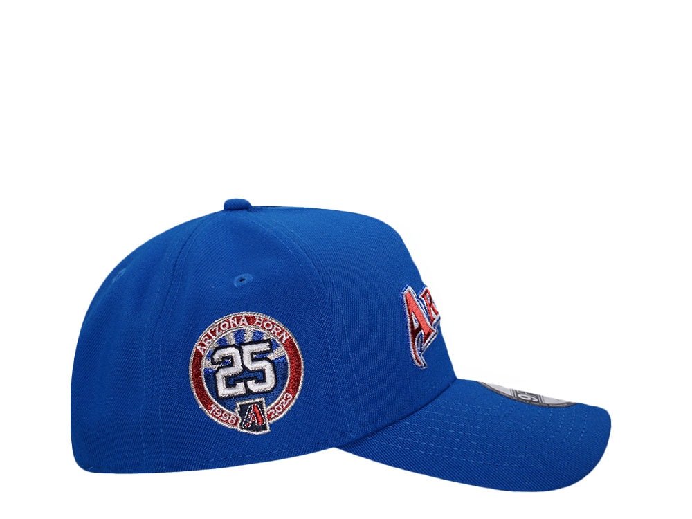 New Era Arizona Diamondbacks 25th Anniversary Blue Edition 9Forty A Frame Snapback Hat