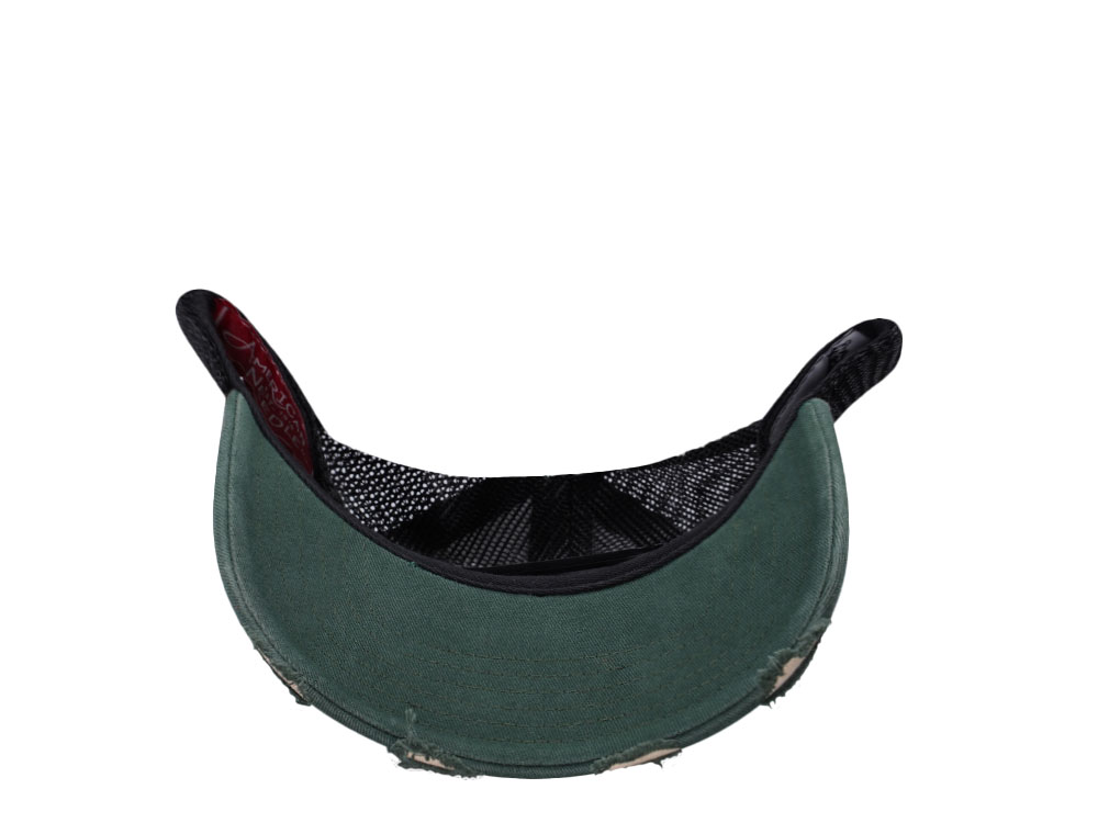 American Needle Mack Truck Orville Green Trucker Snapback Hat